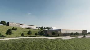 Der HOMAG Neubau von arcplus positioniert sich selbstbewusst an der Hangkante und verbindet Architektur, Landschaft und Sichtbarkeit zu einer neuen identitätsstiftenden Adresse